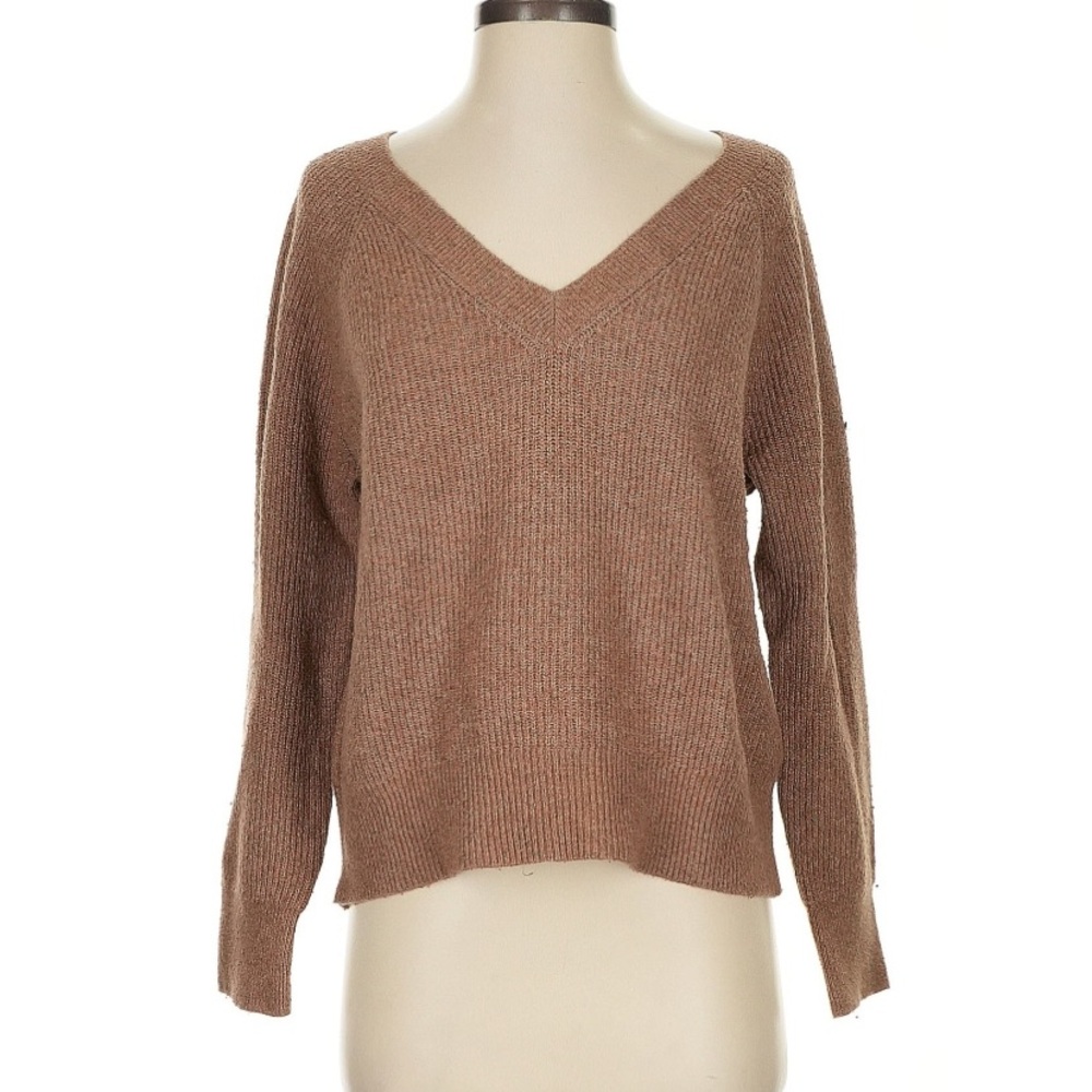 V-Neck Pullover Sweater